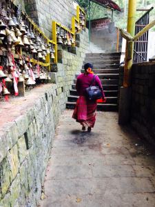 Dijju: (My Aunt, Sister) This picture was taken sometime during 2015 while we were returning from our regular visit to temple! 